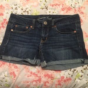 Denim Midi Shorts